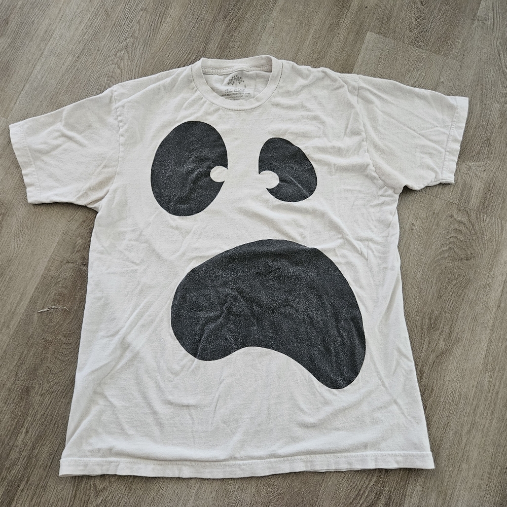 Vintage Mens Large Annarbor Ghost Face Tshirt